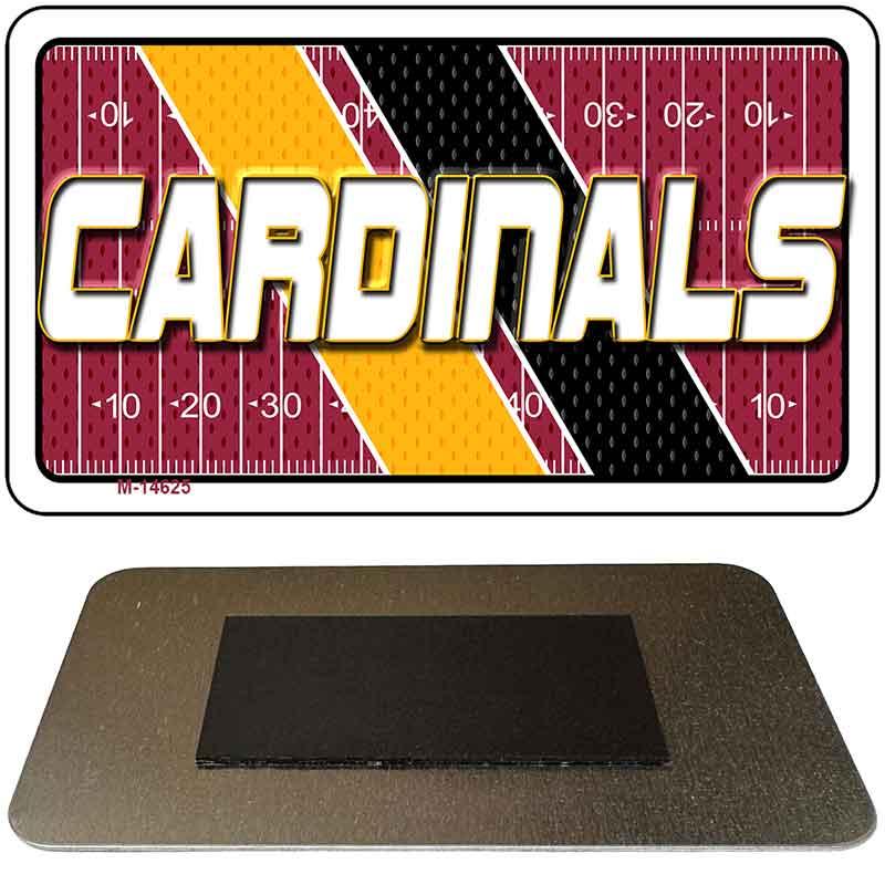 CARDINALS Graphic Novelty Metal Magnet M-14625 3.5" x 2" Magnet (M)