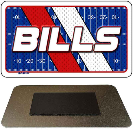 BILLS Graphic Novelty Metal Magnet M-14628 3.5" x 2" Magnet (M)