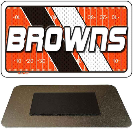 BROWNS Graphic Novelty Metal Magnet M-14632 3.5" x 2" Magnet (M)