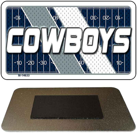 COWBOYS Graphic Novelty Metal Magnet M-14633 3.5" x 2" Magnet (M)