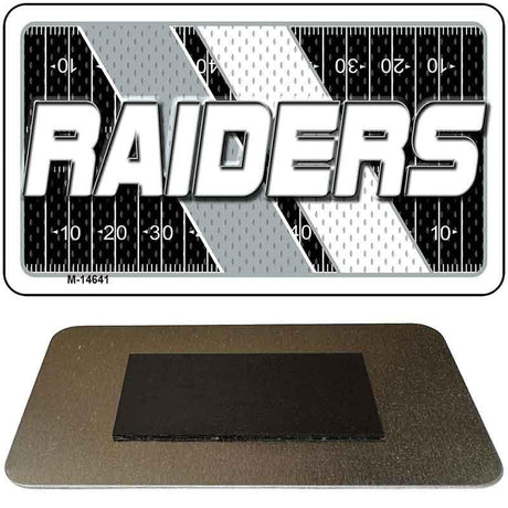 RAIDERS Graphic Novelty Metal Magnet M-14641 3.5" x 2" Magnet (M)
