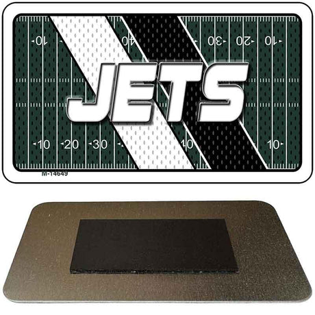 JETS Graphic Novelty Metal Magnet M-14649 3.5" x 2" Magnet (M)