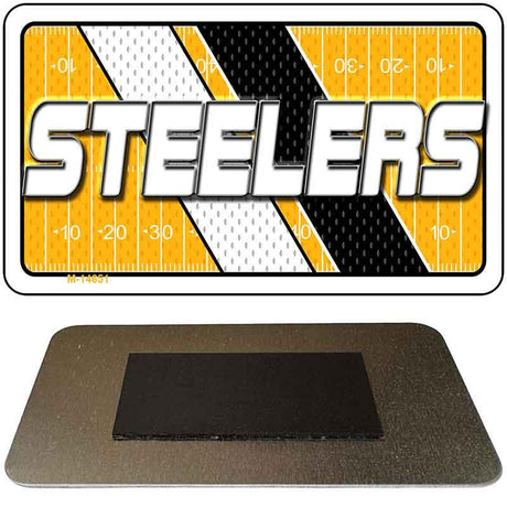STEELERS Graphic Novelty Metal Magnet M-14651 3.5" x 2" Magnet (M)