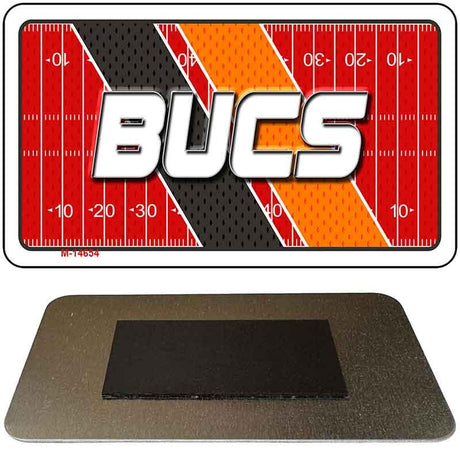 BUCS Graphic Novelty Metal Magnet M-14654 3.5" x 2" Magnet (M)