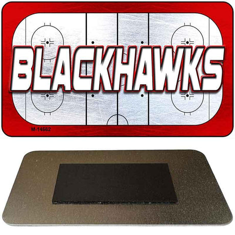 BLACKHAWKS Graphic Novelty Metal Magnet M-14662 3.5" x 2" Magnet (M)