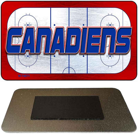 CANADIENS Graphic Novelty Metal Magnet M-14671 3.5" x 2" Magnet (M)