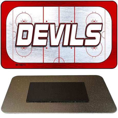 DEVILS Graphic Novelty Metal Magnet M-14673 3.5" x 2" Magnet (M)