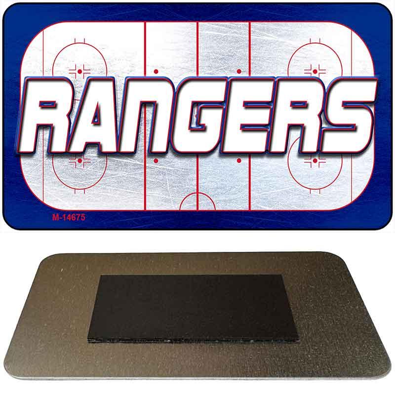 RANGERS Graphic Novelty Metal Magnet M-14675 3.5" x 2" Magnet (M)