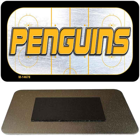 PENGUINS Graphic Novelty Metal Magnet M-14678 3.5" x 2" Magnet (M)