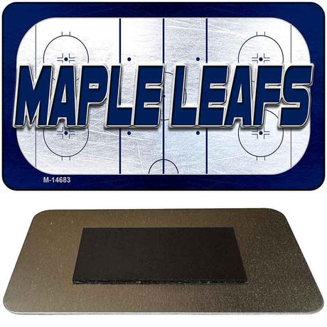 MAPLE LEAFS Graphic Novelty Metal Magnet M-14683 3.5" x 2" Magnet (M)