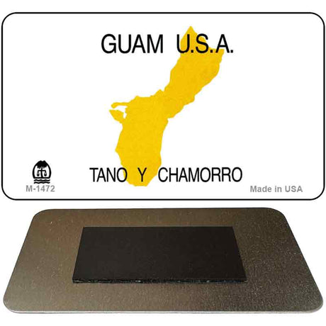 Guam Blank Novelty Metal Magnet M-1472