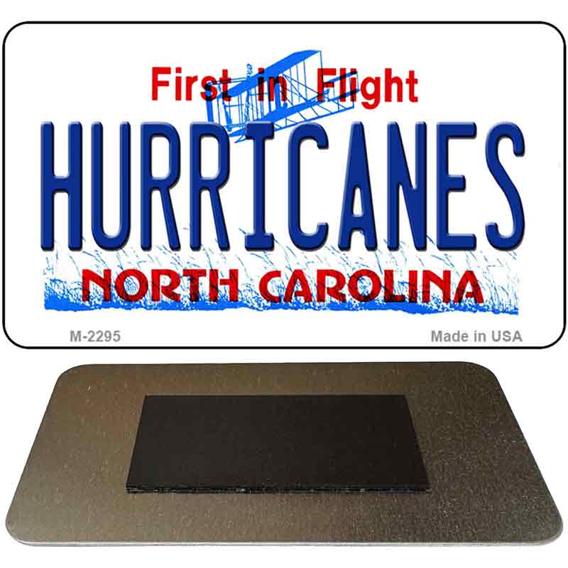 Hurricanes North Carolina State License Plate Tag Magnet M-2295