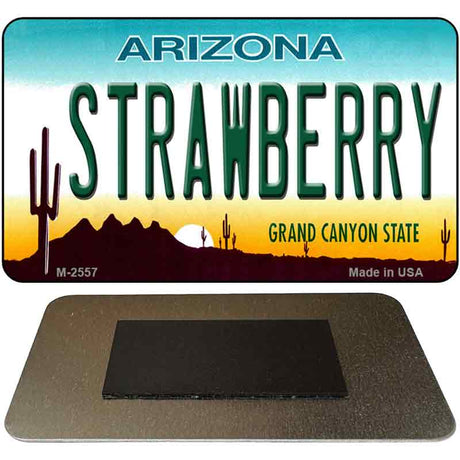 Strawberry Arizona State License Plate Tag Magnet M-2557