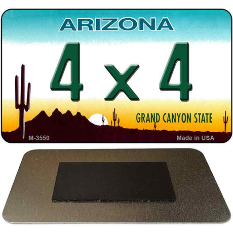 4 x 4 Arizona State License Plate Tag Magnet M-3550