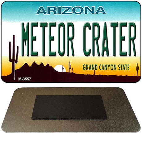 Arizona Meteor Crater Novelty Metal Magnet
