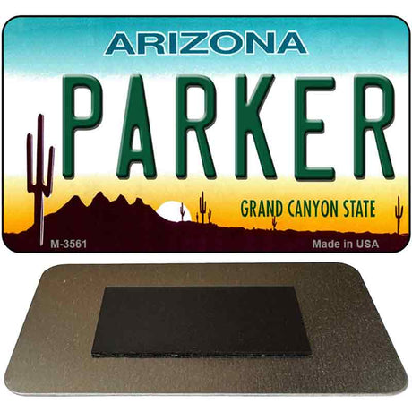Parker Arizona State License Plate Tag Magnet M-3561