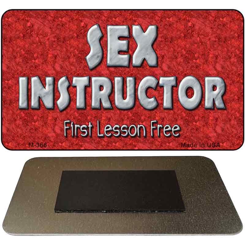 Sex Instructors Novelty Metal Magnet M-366