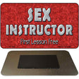 Sex Instructors Novelty Metal Magnet M-366