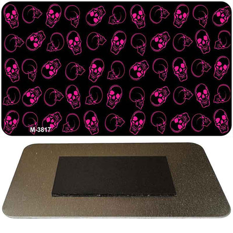 Purple Skulls Novelty Metal Magnet