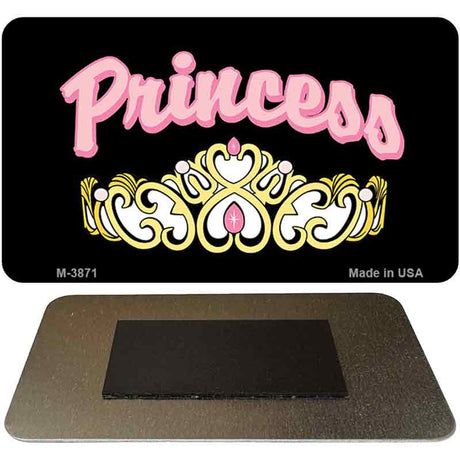 Princess Tiara Novelty Metal Magnet M-3871 3.5" x 2" Magnet (M)