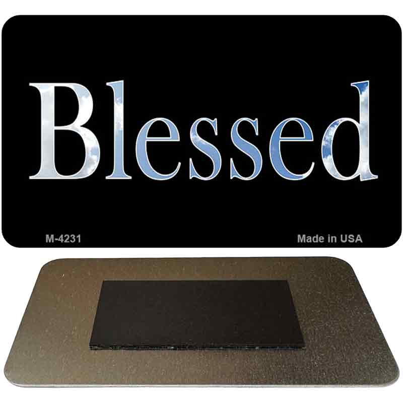 Blessed Clouds Novelty Metal Magnet M-4231