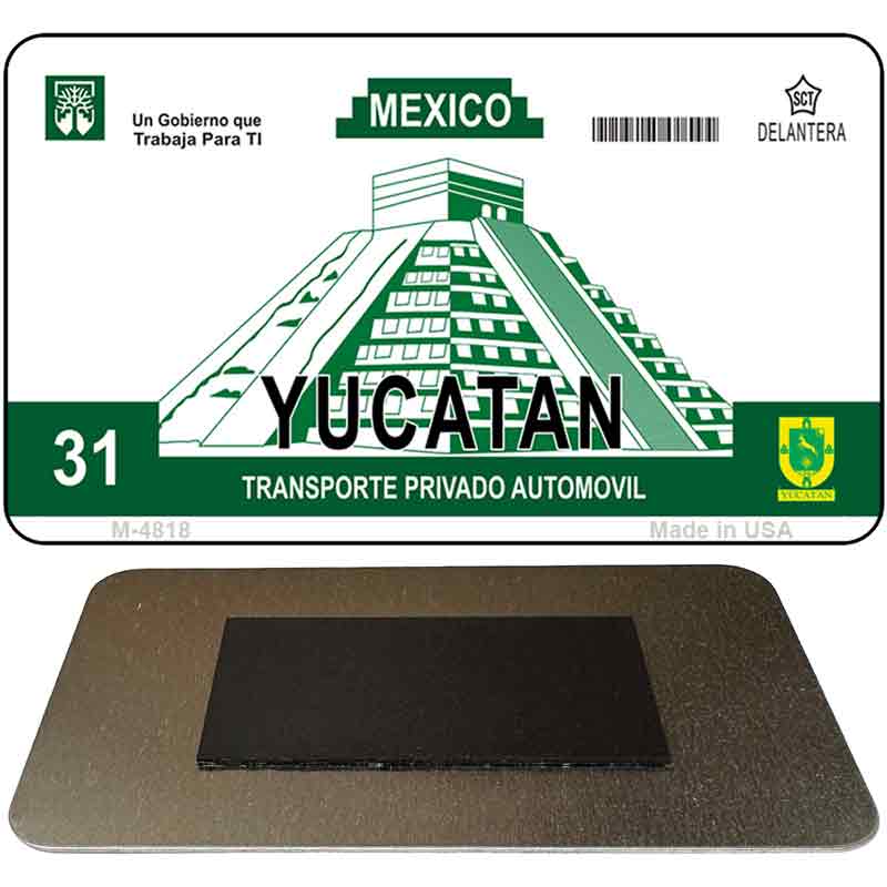 Ycatan Mexico Blank Novelty Metal Magnet M-4818