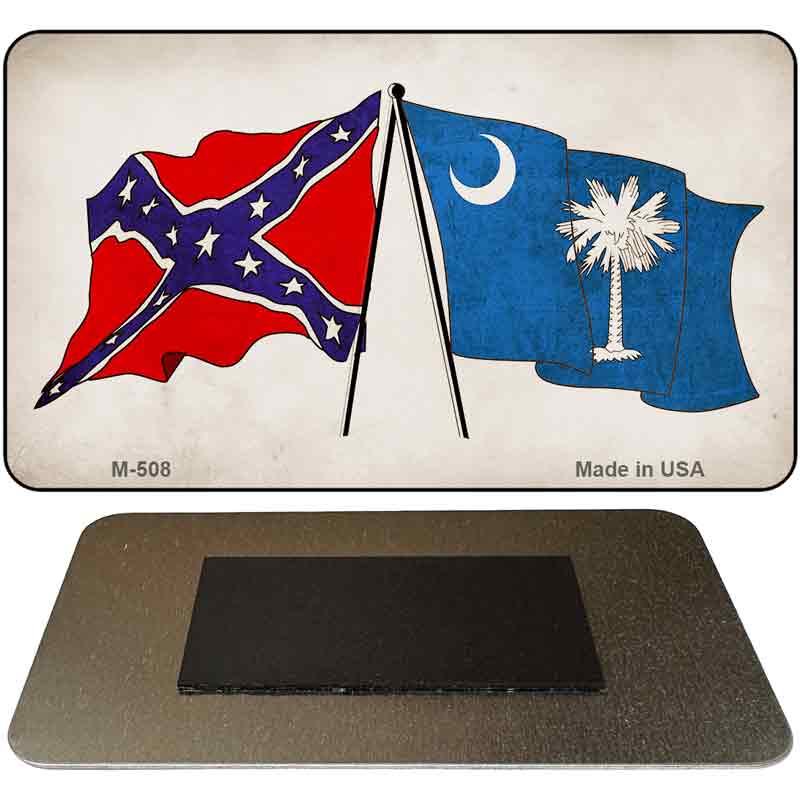 Confederate / South Carolina Novelty Metal Magnet M-508