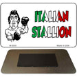Italian Stallion Novelty Metal Magnet M-5235 3.5" x 2" Magnet (M)
