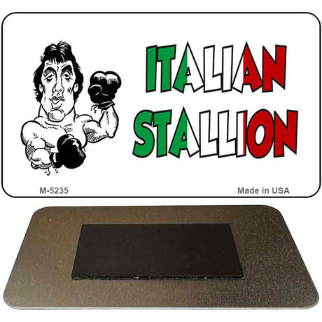 Italian Stallion Novelty Metal Magnet M-5235 3.5" x 2" Magnet (M)