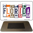 Florida License Plate Tag Art Novelty Metal Magnet 3.5" x 2" Magnet (M)