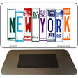 New York License Plate Tag Art Novelty Metal Magnet 3.5" x 2" Magnet (M)