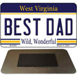 Best Dad West Virginia State License Plate Tag Magnet M-6509