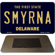 Smyrna Delaware State License Plate Tag Magnet M-6706