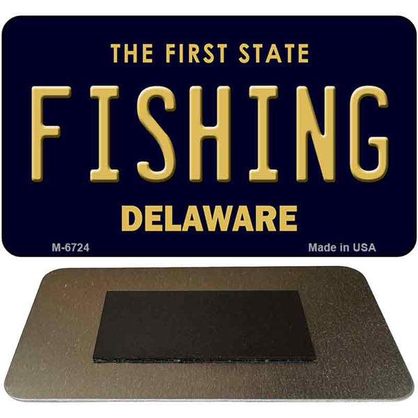 Fishing Delaware Fridge Magnet | Smart Blonde