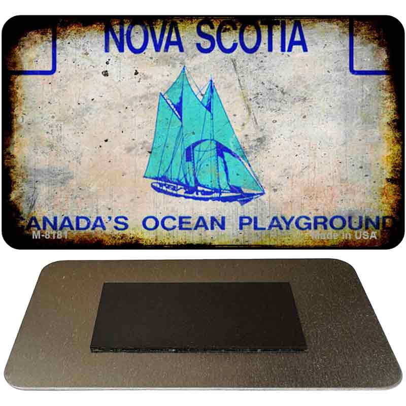 Nova Scotia Rusty Blank Novelty Magnet M-8181