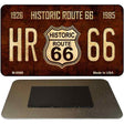 Route 66 Historic Vintage Novelty Metal Magnet M-8569 3.5" x 2" Magnet (M)