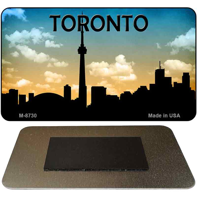 Toronto Silhouette Novelty Metal Magnet M-8730