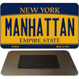 Manhattan New York State License Plate Tag Magnet M-8944