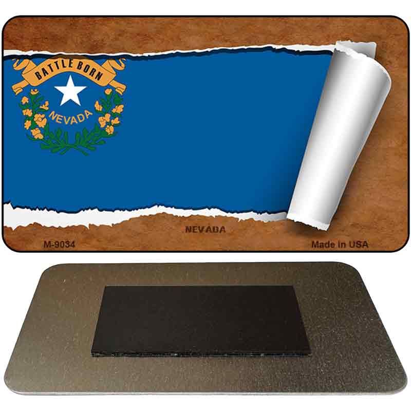 Nevada Scroll Novelty Metal Magnet M-9034