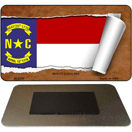 North Carolina Scroll Novelty Metal Magnet M-9039