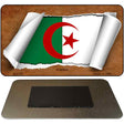 Algeria Flag Scroll Novelty Metal Magnet M-9118