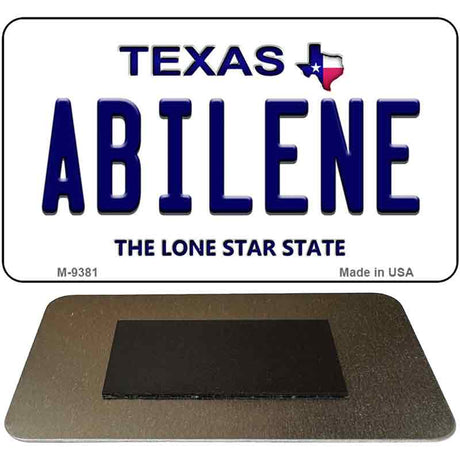 Abilene Texas Novelty Metal Magnet M-9381