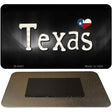 Texas Flag Script Novelty Metal Magnet M-9481