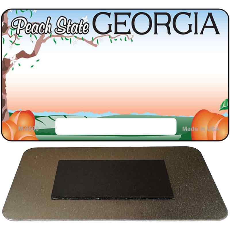 Georgia State Blank Novelty Metal Magnet M-9500
