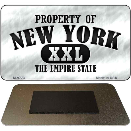 Property Of New York Novelty Metal Magnet M-9773 3.5" x 2" Magnet (M)