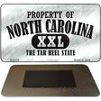 Property Of North Carolina Novelty Metal Magnet M-9774