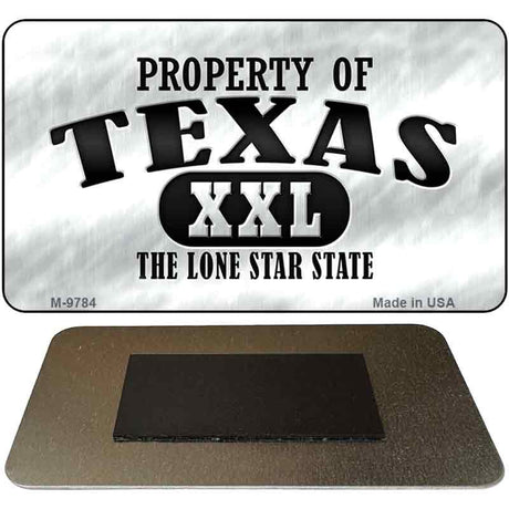Property Of Texas Novelty Metal Magnet M-9784