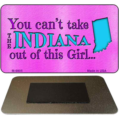 Indiana Girl Novelty Metal Magnet M-9805