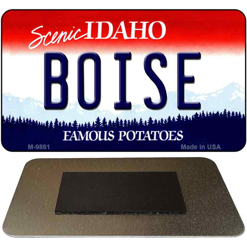 Boise Idaho State Metal Novelty Magnet M-9861