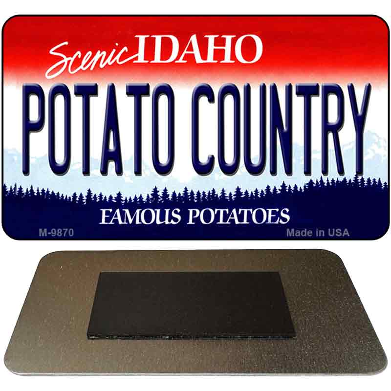 Potato  Idaho State Metal Novelty Magnet M-9870
